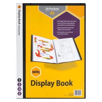 Marbig Non-Refillable A3 Display Book