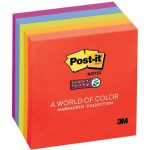 Super Sticky Notes 654-5ssan 76 X 76mm 12 Pads X 100 Sheets