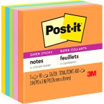 Super Sticky Notes 654-5ssuc 76 X 76mm 12 Pads X 100 Sheets