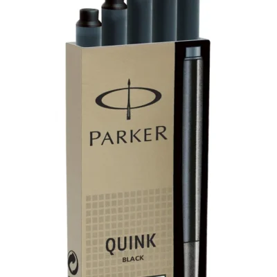 Parker Quink Cartridge Refill Black Pack5