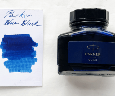Parker Quink Blue Black Ink Bottle