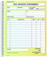 Spirax P500 Tax Invoice & Statement Quatro Pack 5