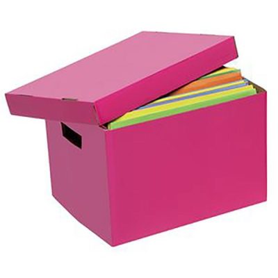 Marbig Pink Archive Box 8018009