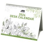 Sasco 2024 Eco Tri-fold Desk Calendar 210 X 180mm Pack of 12