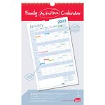 Sasco 2024 Family Activity Wall Calendar 250 X 410mm 10 Pack