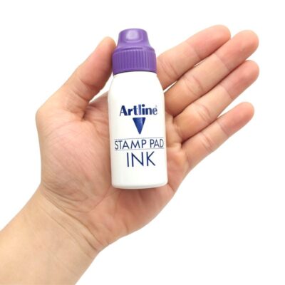 artline stamp pad ink purple 1