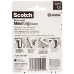 3M 111 Scotch Foam Mounting Squares 25.4mm Pack of 16