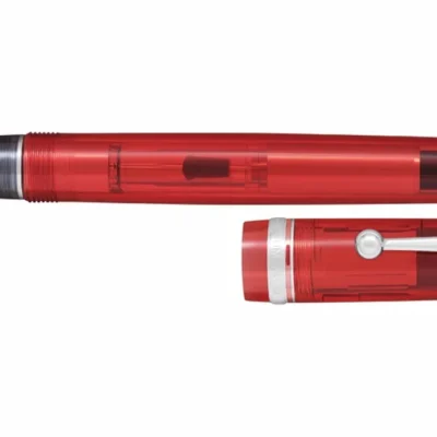 Pilot Custom 74 Fountain Pen Clear Red Barrel