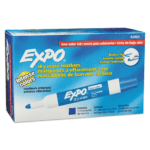 Expo Bullet Whiteboard Markers Blue Pack of 12