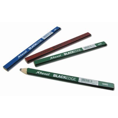 Rexel Blackedge Carpenter Pencils Hard