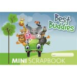 Writer Best Buddies Mini ScrapBook with 64 pages of premium 100gsm acid-free paper