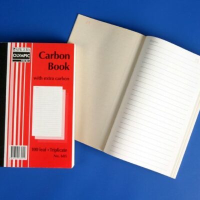 Olympic Carbon Book 200 x 125 Triplicate Fein Ruled #605