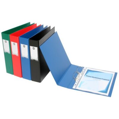 Marbig Enviro Wide Capacity Deluxe Binder A4 2D Ring 50mm Green