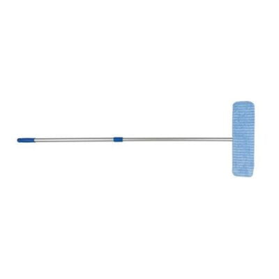 cleanlink-microfibre-flat-mop-45cm-with-135cm-telescopic-handle-blue