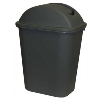 cleanlink-dustbin-with-lid-24-litre-grey