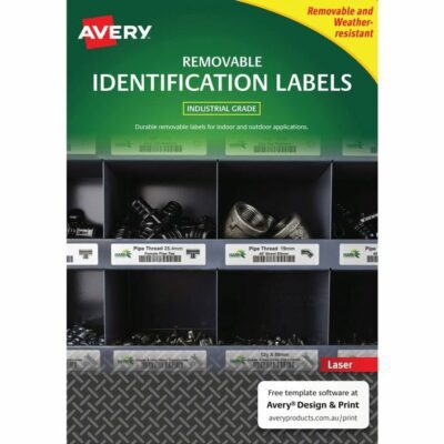 Avery Heavy Duty Labels White 1 Up 2 Pack0