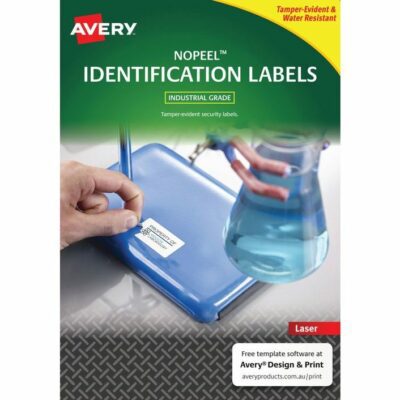 Avery Nopeel Labels White 24 Up 10 Pack