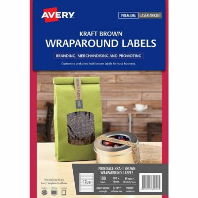 avery-wraparound-label-190-x-16mm-kraft-180-pack