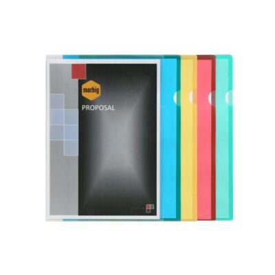 Marbig Letter File A4 Clear 10 Pack0