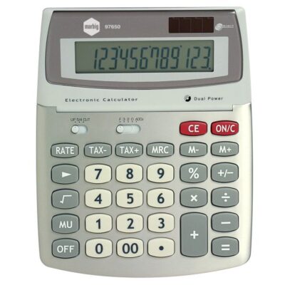 Marbig Desktop Calculator With Gst Function 12 Digit
