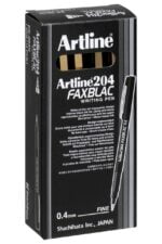 Artline 204 Faxblack Pen 0.4