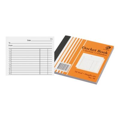 Olympic Docket Book Carbonless Duplicate #50