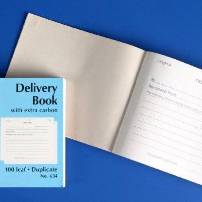 Olympic Delivery Book 100 x 125mm Duplicate #634