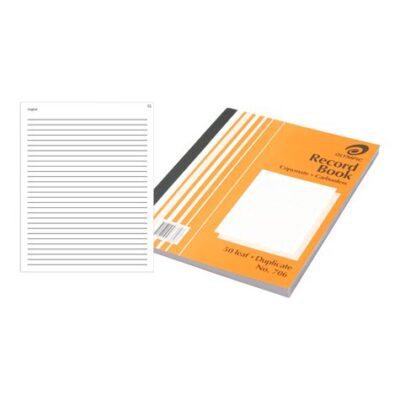 Olympic Record Book Carbonless Duplicate #706