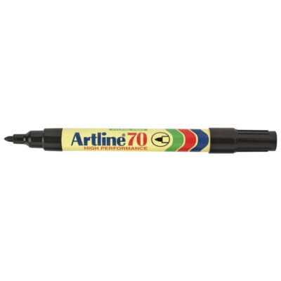 Artline 70 Fine Point Permanent Marker Black 1.5mm Bullet