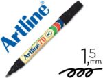 Artline 70 Fine Point Permanent Marker Black 1.5mm Bullet