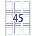 Avery 45UP Laser Address Labels with Sure Feed 120 Sheets