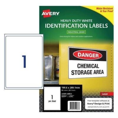 Avery Heavy Duty Labels Pack of 25