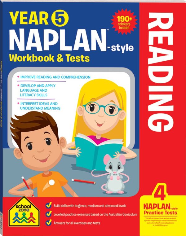 Year 5 Naplan style Reading Workbook And Tests