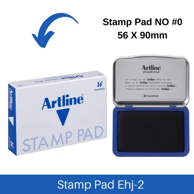 Artline Premium Stamp Pad #0 Ehj 2 Blue, Pad Size 56x90mm