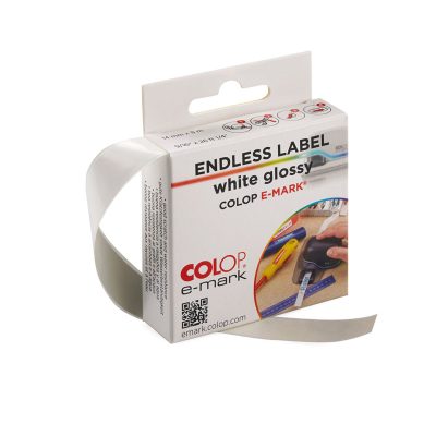 Colop E-Mark Endless Label 14mmx8m Gloss White