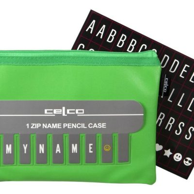 Celco Pencil Case 225mm X 143 mm Green Single