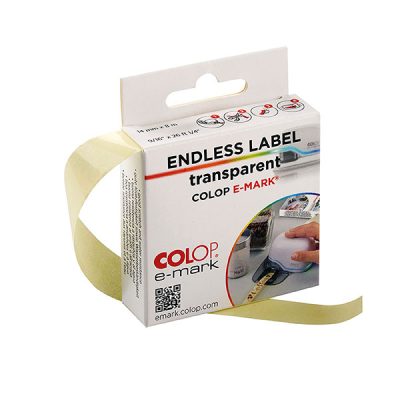 Colop E-Mark Endless Label 14mmx8m Transparent