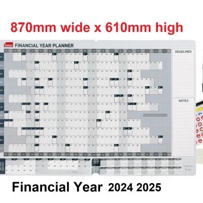 Sasco 2024-2025 Year Planner Standard 870 X 610mm