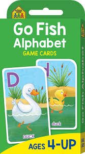 School Zone Go Fish Alphabet Flash Cards