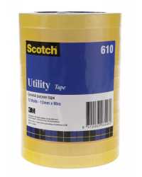 Scotch Utility Tape Tower 610 24mm X 66m 6 Rolls