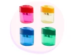 Faber-Castell Mini 1 Hole Pencil Sharpener With Shavings Catch Box 24