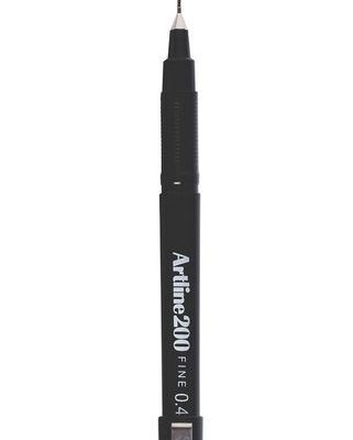Artline Calligraphy Pen 1.0 - 0.4 Black Box Of 12