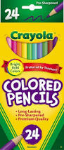 Crayola Coloured Pencils Full Size 24's