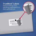 Avery J8168 2UP Shipping Labels White 25 Sheet