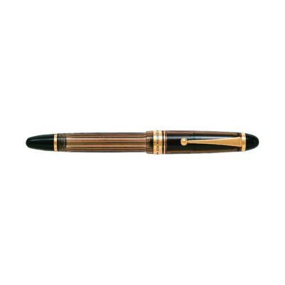 Pilot Custom 823 Fountain Pen Brown Barrel Broad 14K Gold Nib